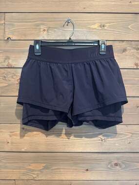 Lululemon Box It Out Shorts Navy Blue Size 8